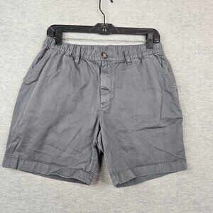 Chubbies Men's Dark Gray Elastic Waist Casual Pockets Shorts Size M